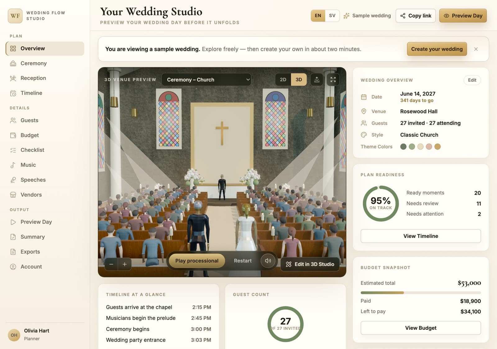Wedding Planner Studio