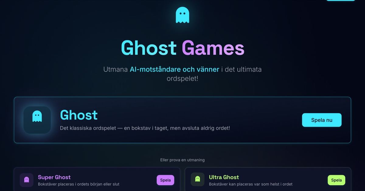 Ghost Games