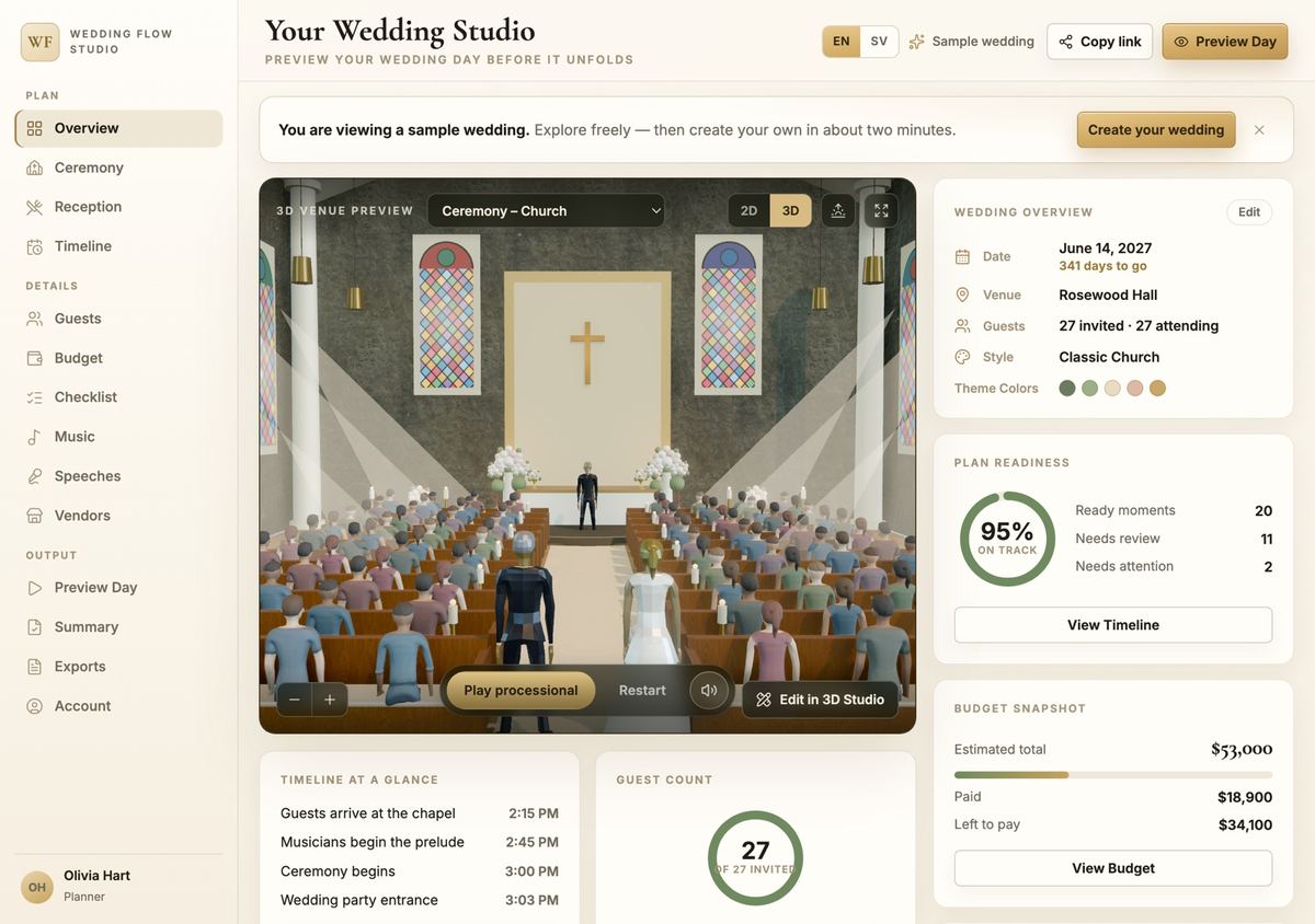 Wedding Flow Studio